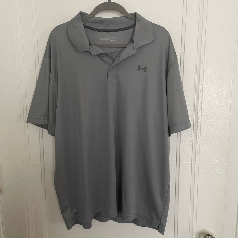 Under Armour Men's Gray Polo